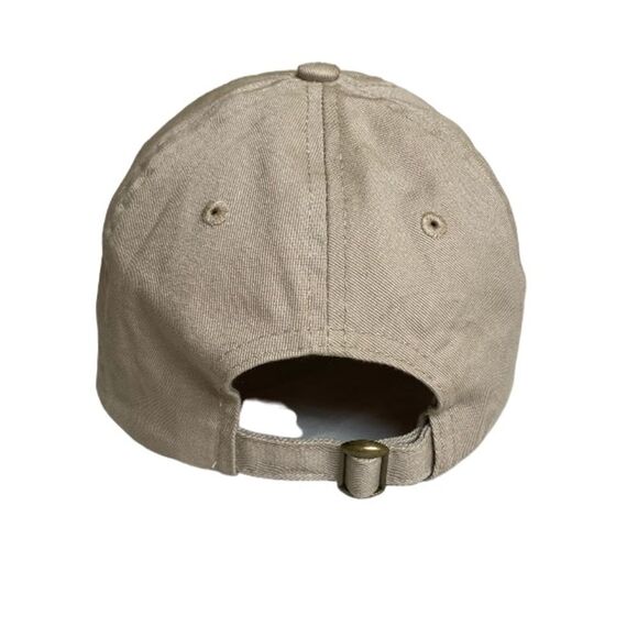 Kosas Brand Baseball Hat Cap Tan Lilac Embroidered Adjustable One Size Neutral - Picture 4 of 10